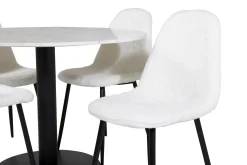 Admira Matgrupp 106 cm Rund inkl 4 Ypas Stolar