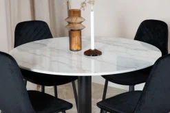 Admira Matgrupp 106 cm Rund inkl 4 Ypas Stolar