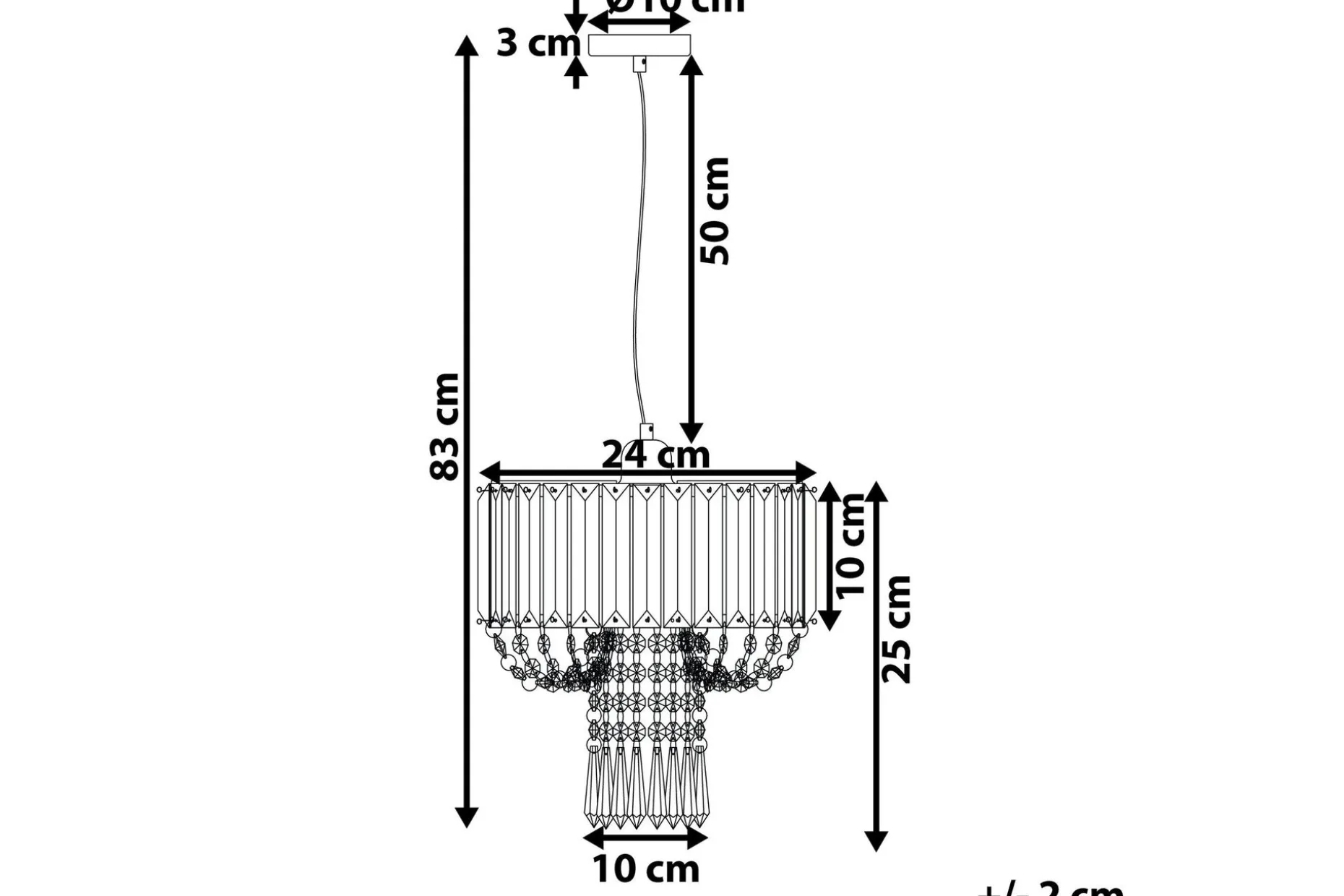 Adorn Ljuskrona 24 cm