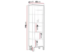 Aggarwal Vitrinskåp 60 cm