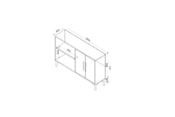 Ahart Konsollbord 120 cm