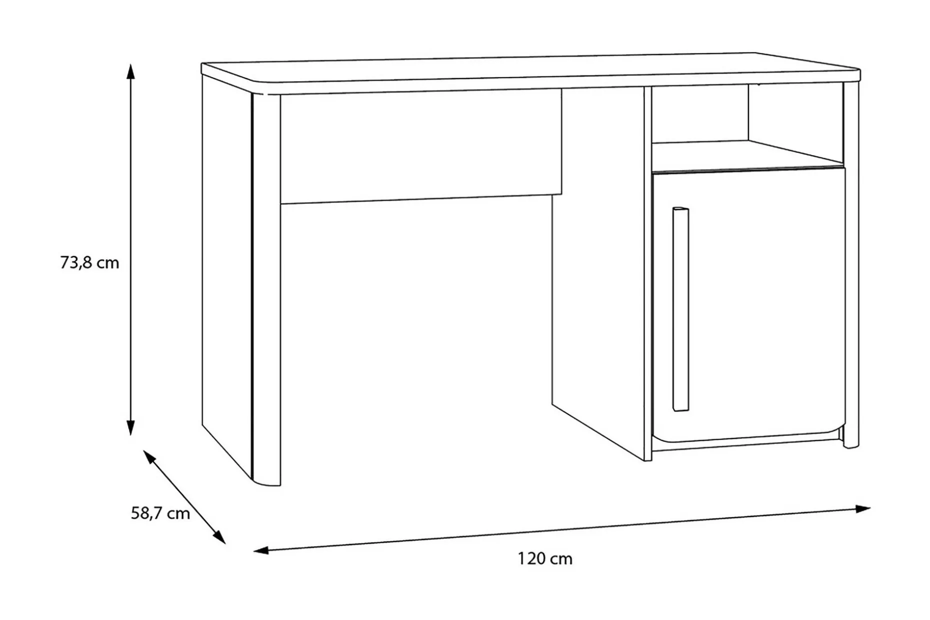 Ahmetbay Skrivbord 120 cm