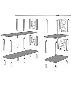 Akiliano Skrivbord 145 cm