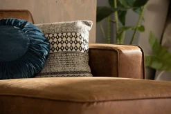 Akron 2-sits Soffa med Divan Höger Bondedläder