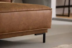 Akron 2-sits Soffa med Divan Höger Bondedläder