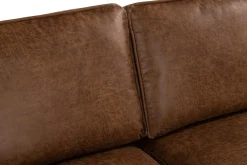 Akron 2-sits Soffa med Divan Höger Bondedläder