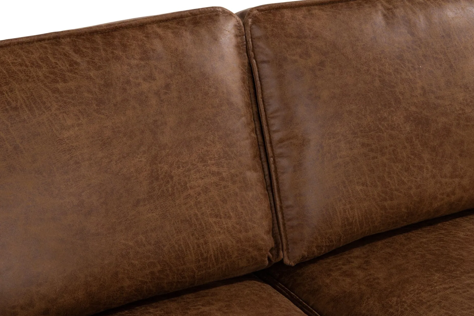 Akron 2-sits Soffa med Divan Vänster Bondedläder