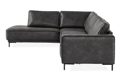 Akron 2,5-sits Soffa med Schäslong Vänster Bondedläder
