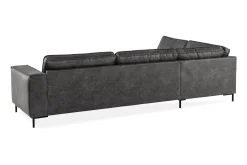 Akron 2,5-sits Soffa med Schäslong Vänster Bondedläder