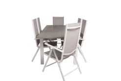 Albany Förlängningsbar Matgrupp Utomhus 152cm + 6 Break Matstolar