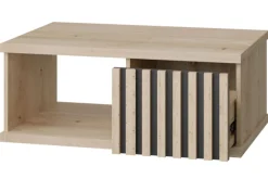 Aldbrough Soffbord 90 cm med Förvaring Hylla + Låda