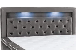 Alessia Komplett Sängpaket med Förvaring LED-belysning 180x200 cm