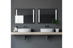 Allejaure Badrumsspegel 80x60 cm LED-belysning