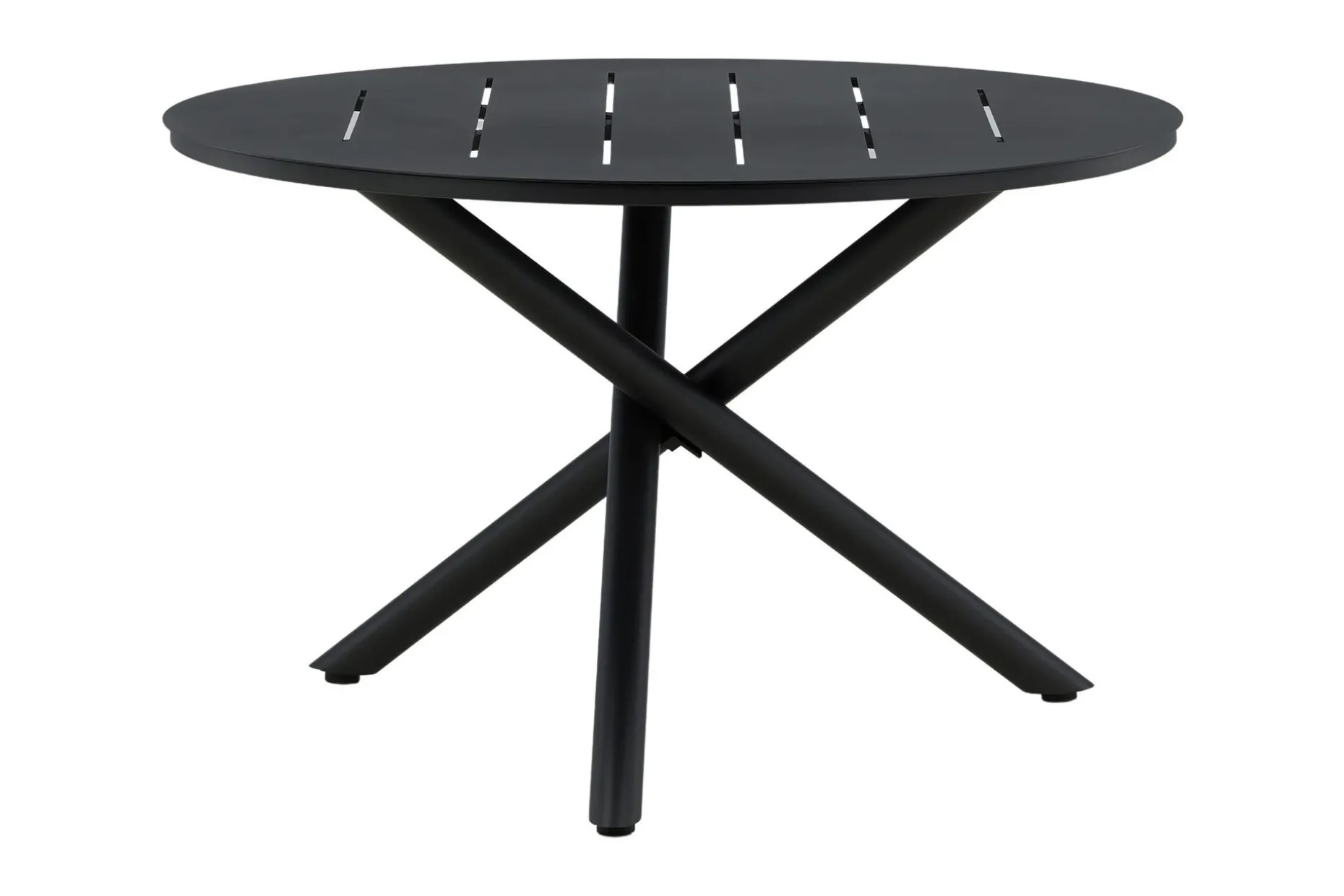 Alma Matbord Utomhus Rund 120 cm Svart