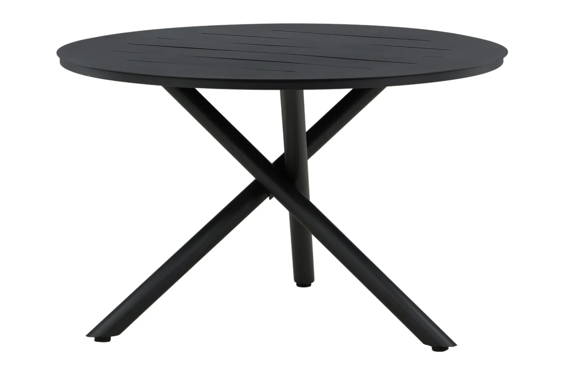 Alma Matbord Utomhus Rund 120 cm Svart