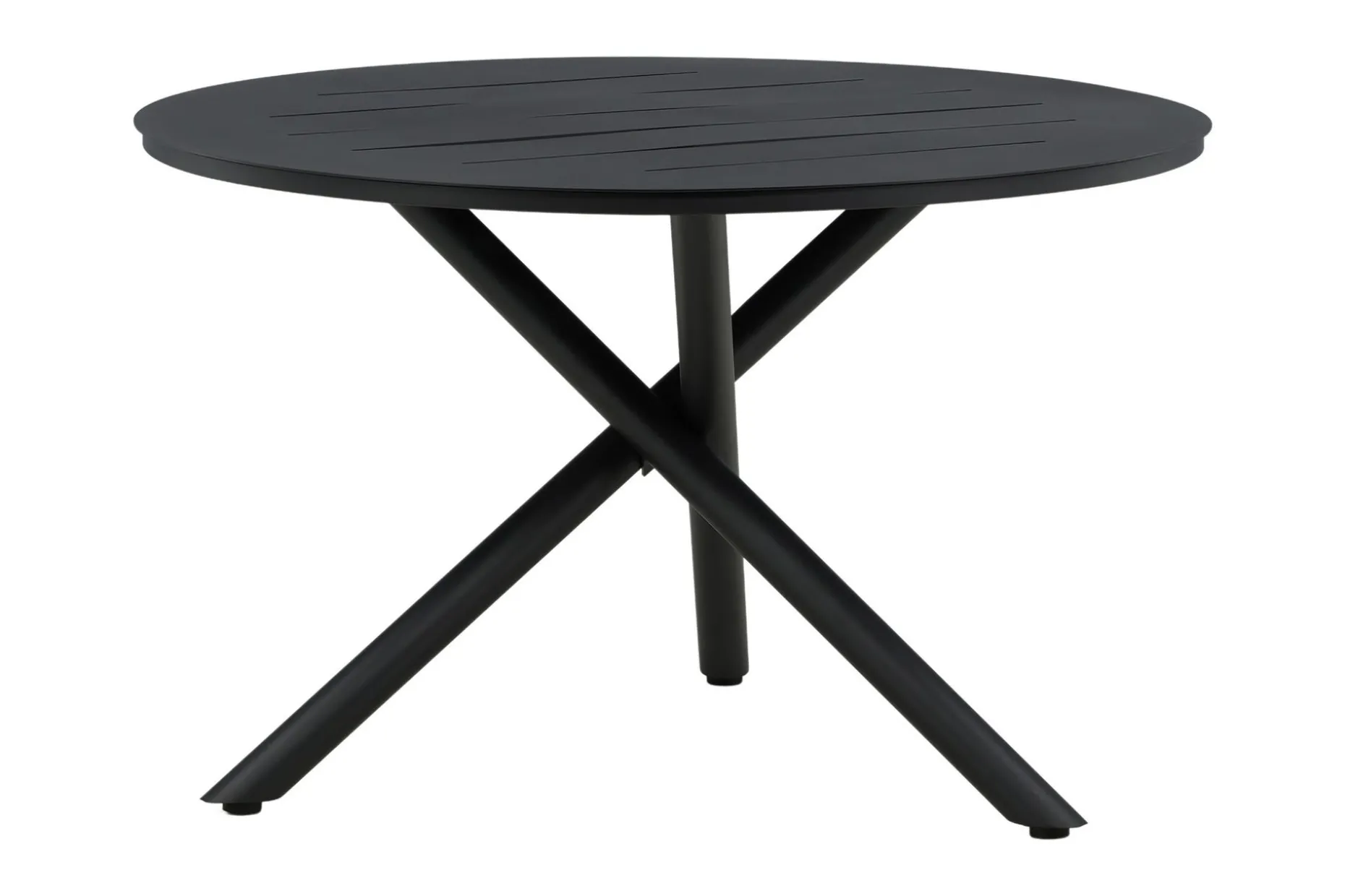 Alma Matbord Utomhus Rund 120 cm Svart