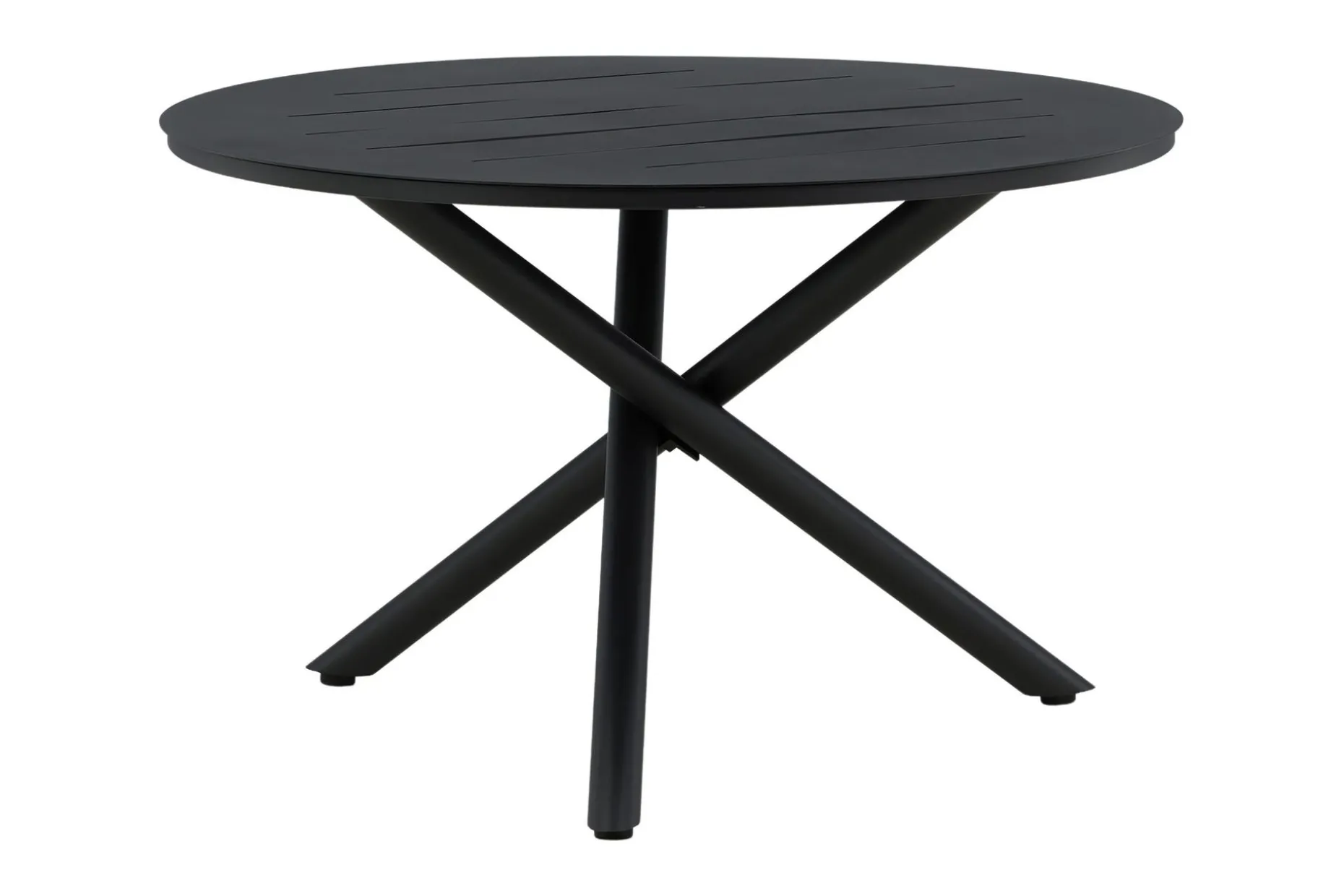 Alma Matbord Utomhus Rund 120 cm Svart