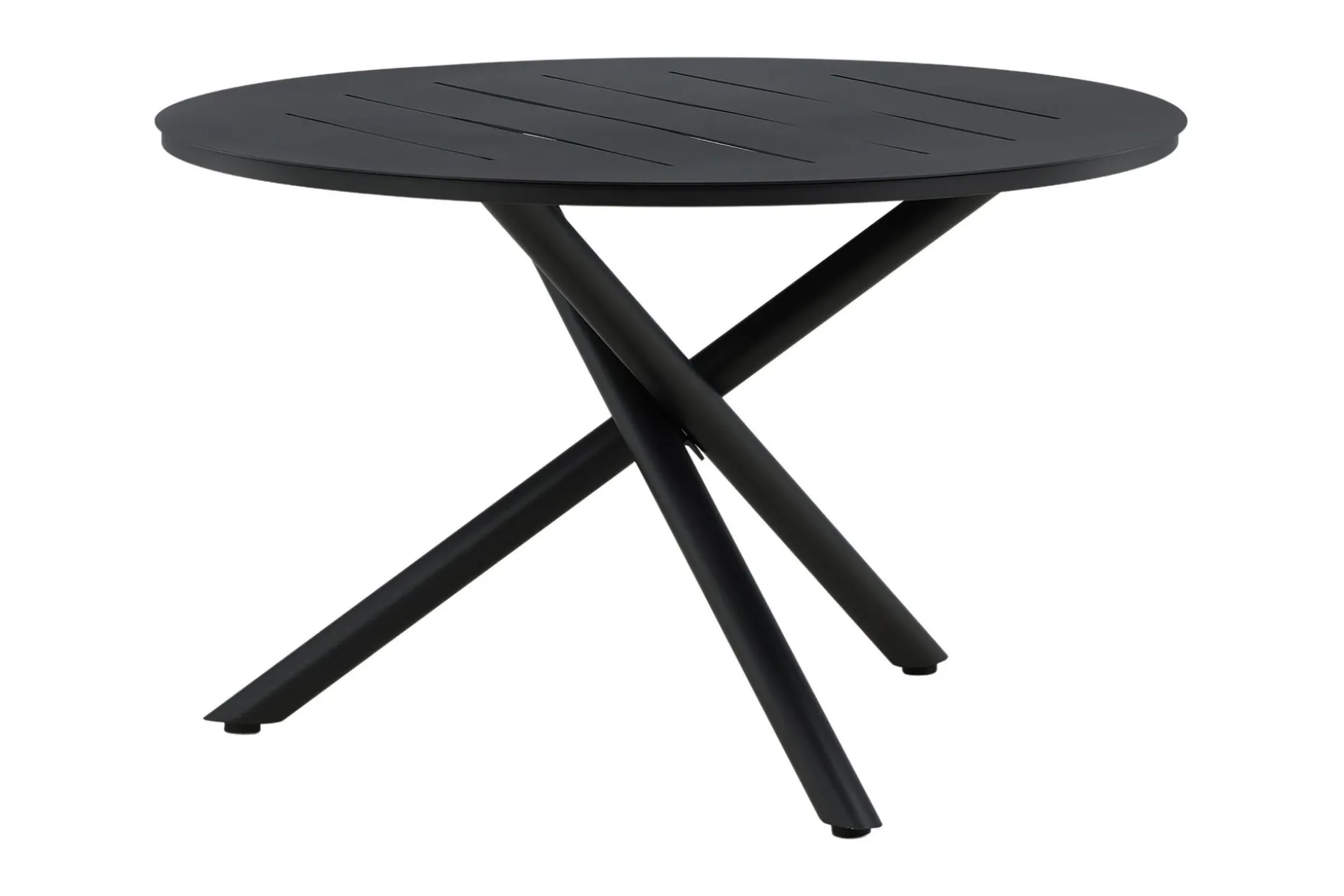Alma Matbord Utomhus Rund 120 cm Svart
