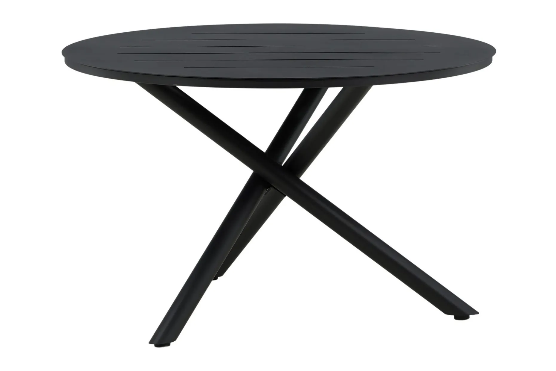 Alma Matbord Utomhus Rund 120 cm Svart