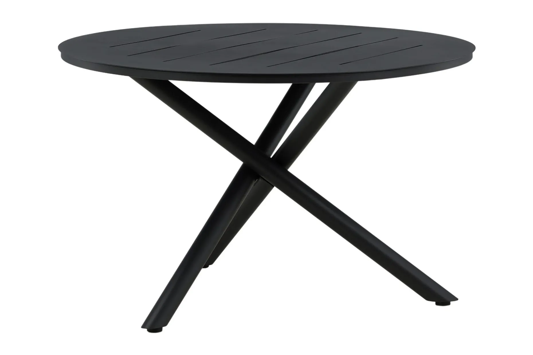 Alma Matbord Utomhus Rund 120 cm Svart