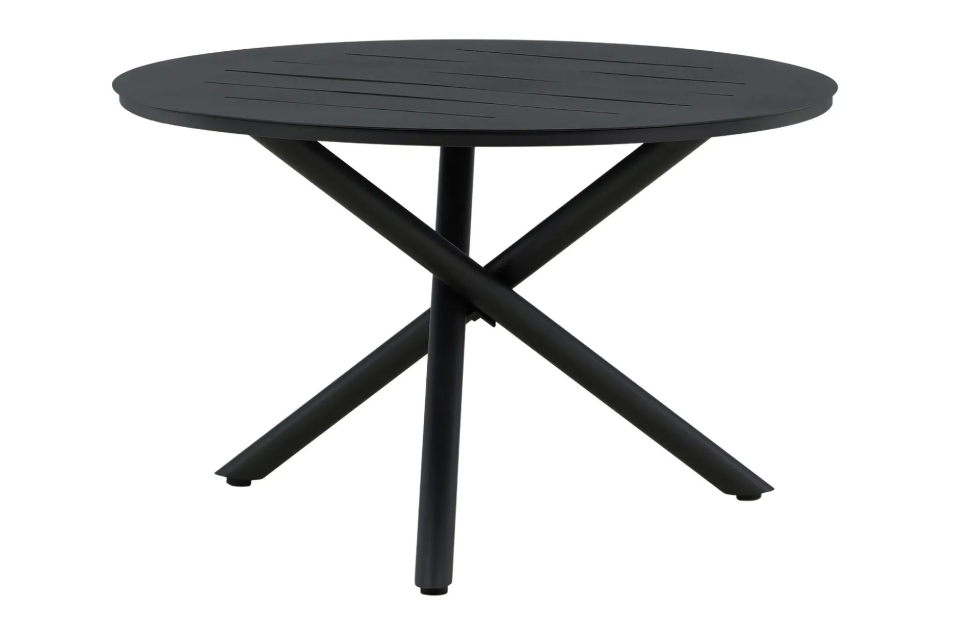 Alma Matbord Utomhus Rund 120 cm Svart