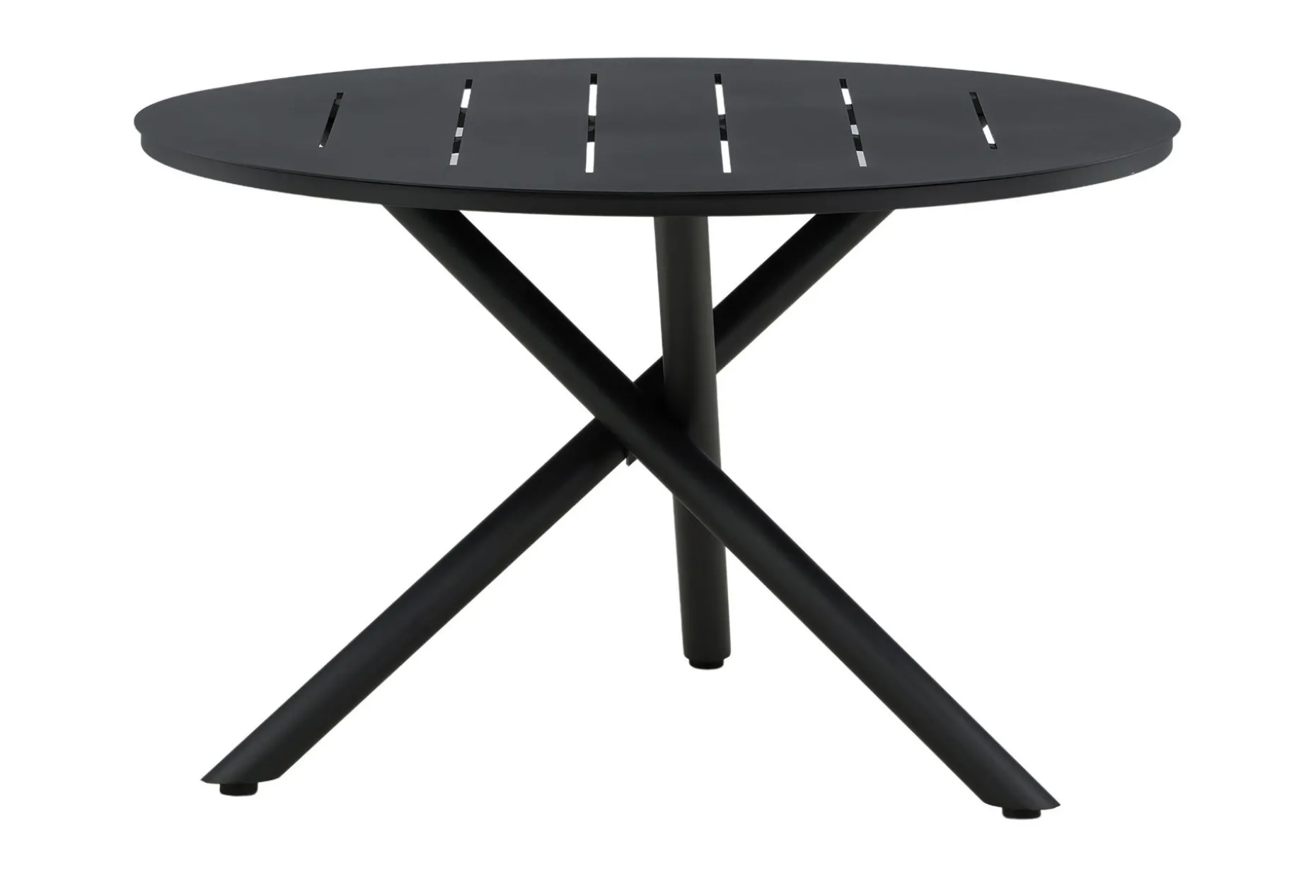 Alma Matbord Utomhus Rund 120 cm Svart