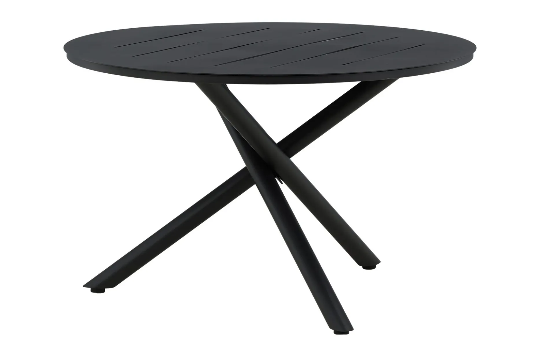 Alma Matbord Utomhus Rund 120 cm Svart
