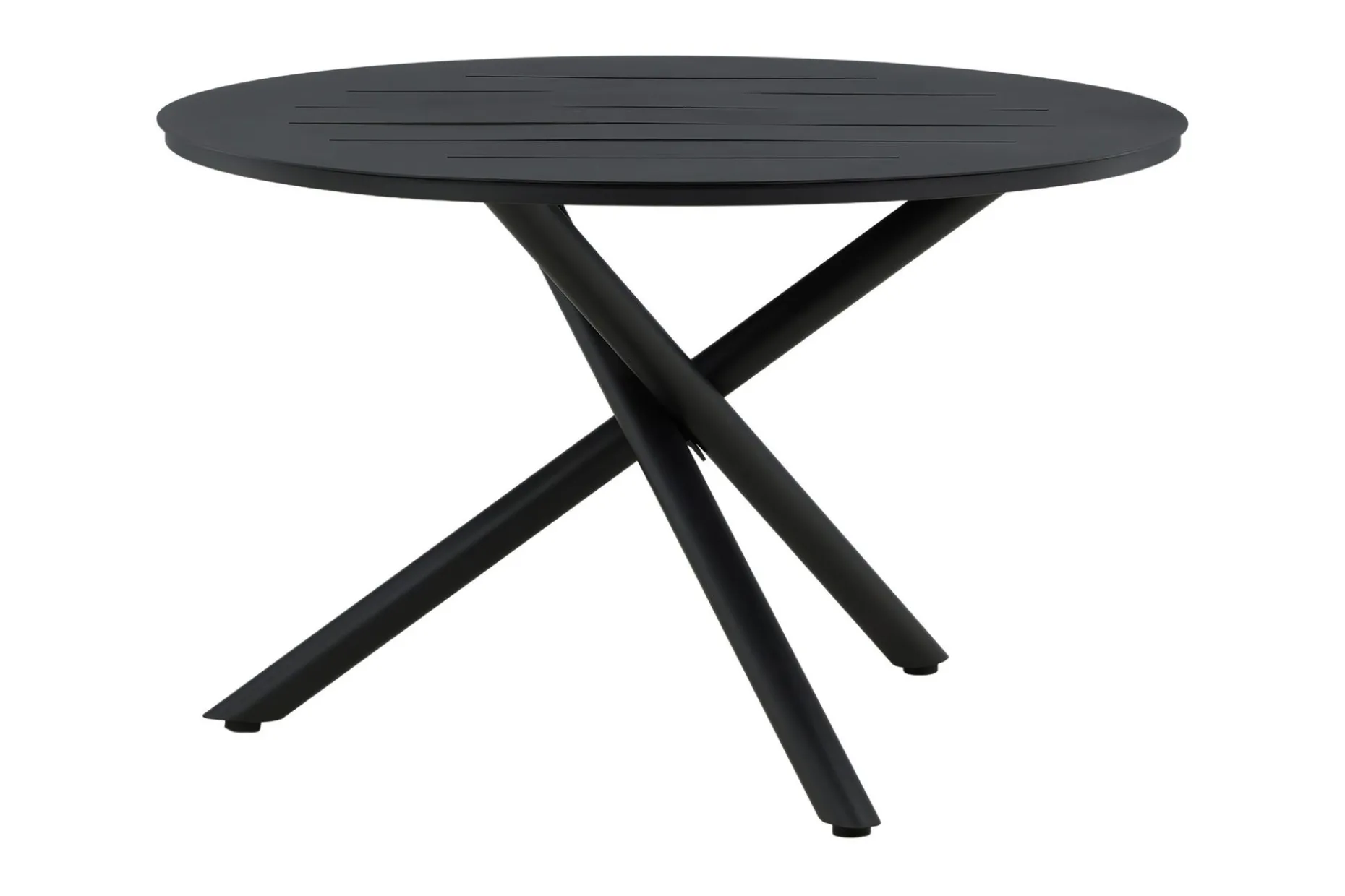 Alma Matbord Utomhus Rund 120 cm Svart