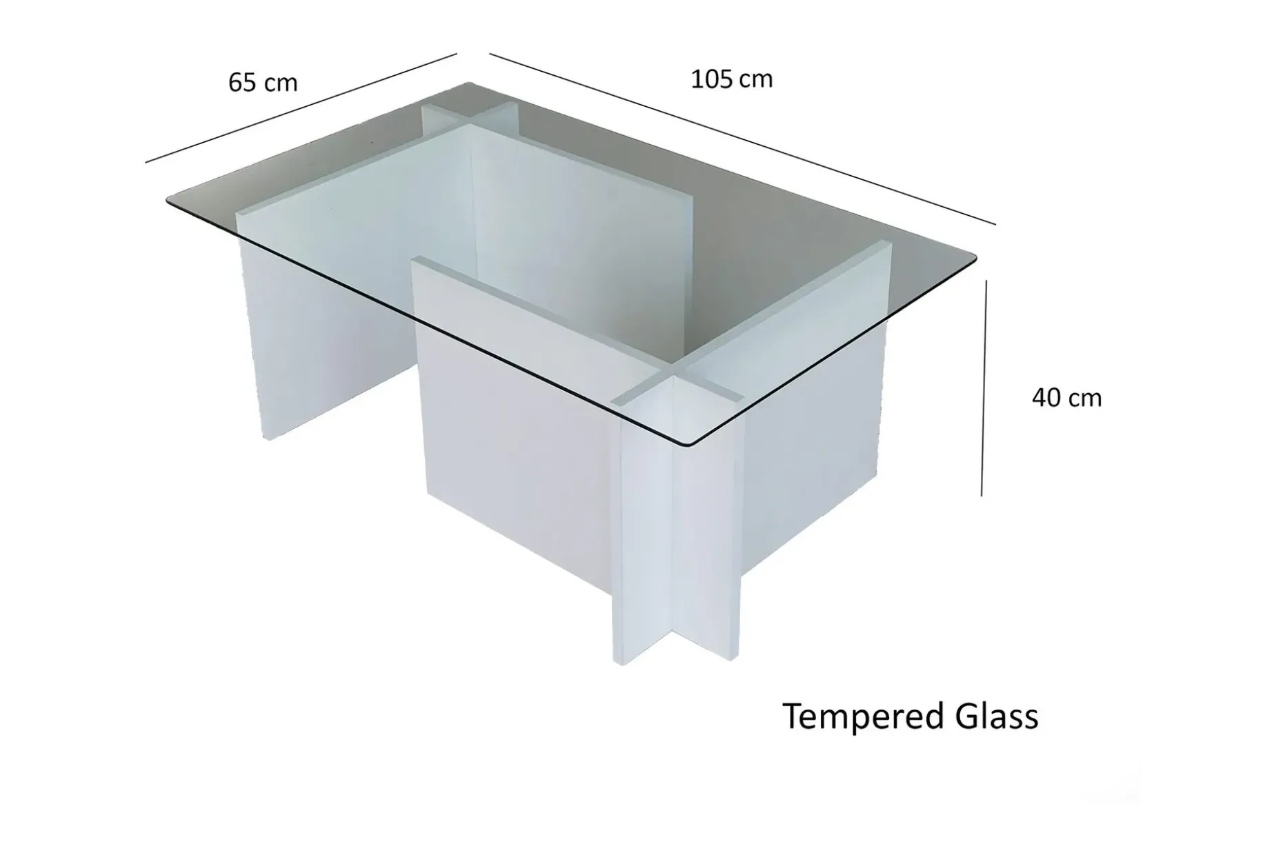 Almasi Soffbord 105x40x105 cm