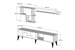 Alsacia Tv-möbelset 180 cm