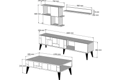 Alsacia Vardagsrumsmöbelset 180 cm