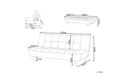 Alsten Bäddsoffa 182 cm