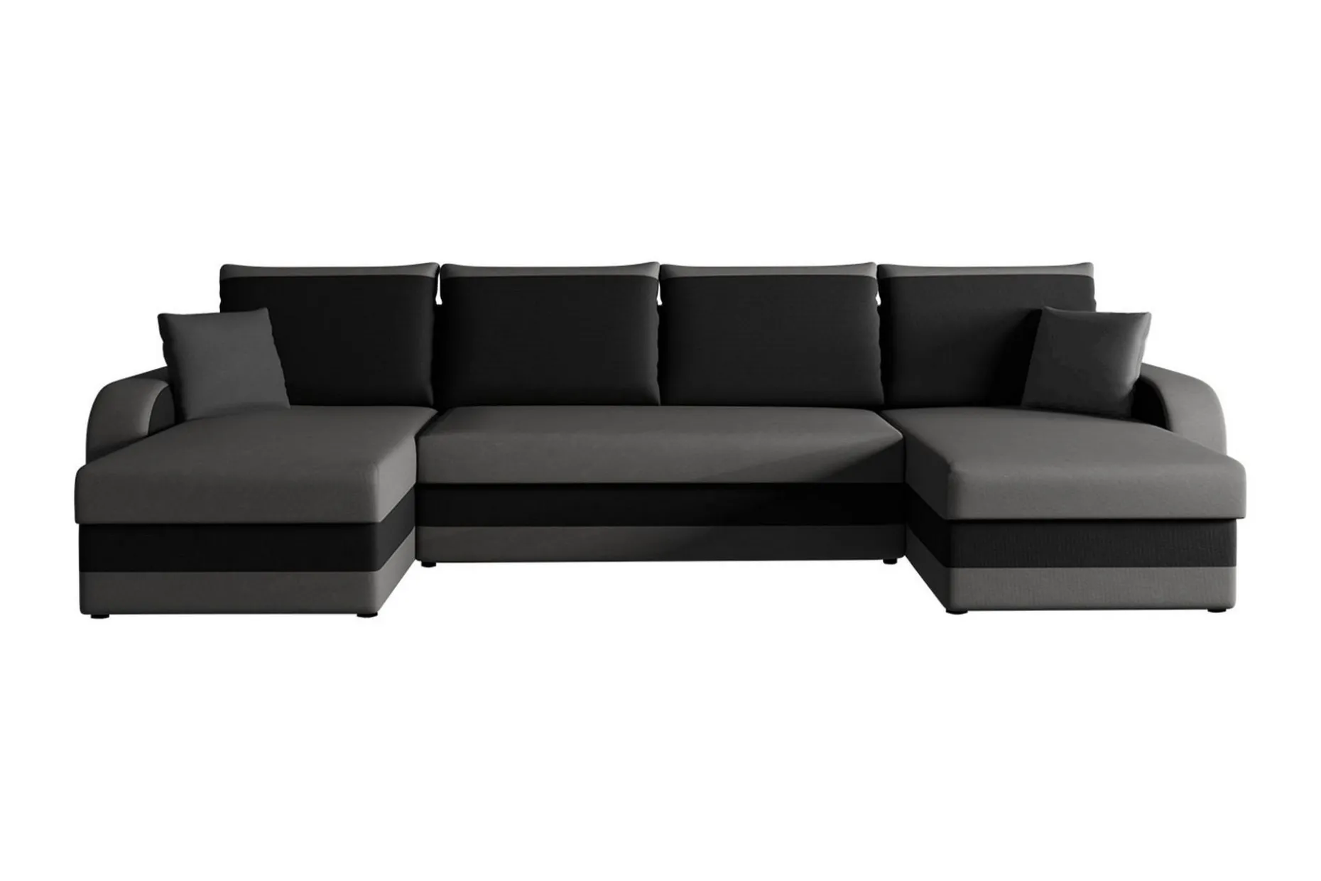 Alvared 4-sits Bäddsoffa med Dubbeldivan med Förvaring