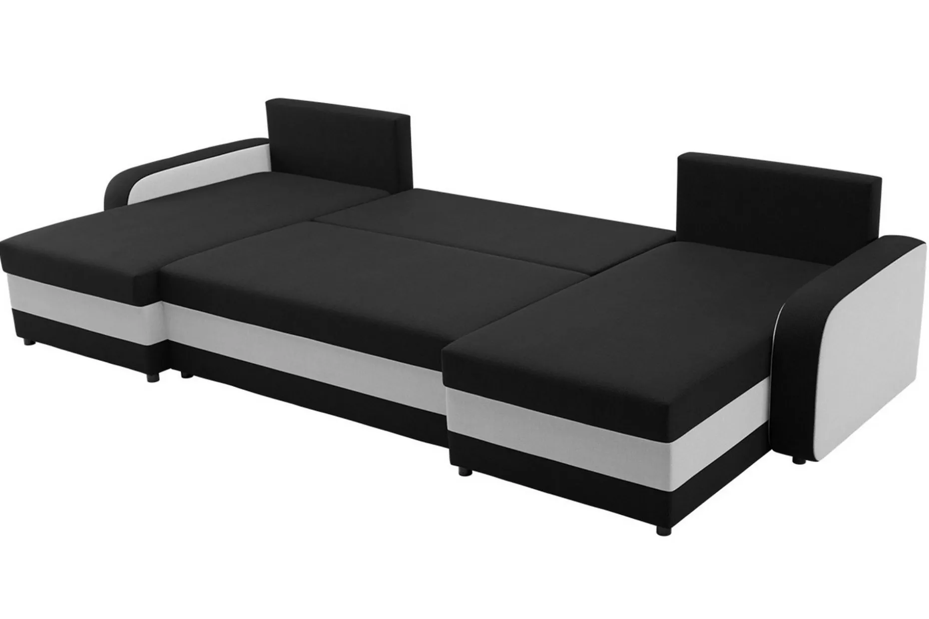 Alvared 4-sits Bäddsoffa med Dubbeldivan med Förvaring