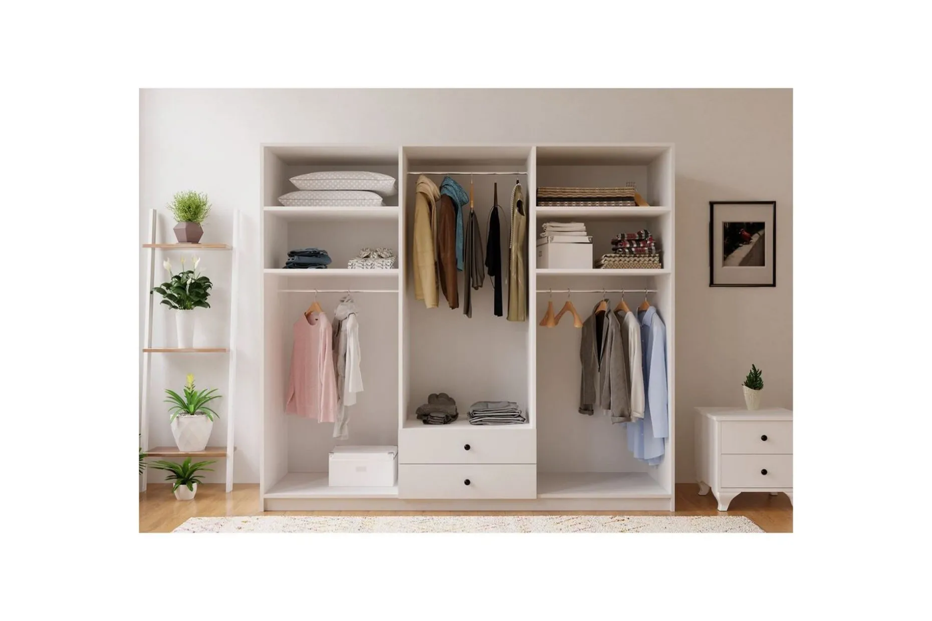 Alven Garderob 180x180 cm