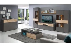 Ameysford Soffbord 120 cm med Förvaring Hylla + Låda