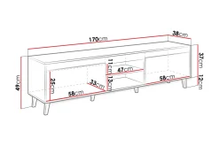 Amshyttan Tv-bänk 170 cm