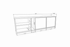 Andifli Tv-bänk 160x50,8 cm