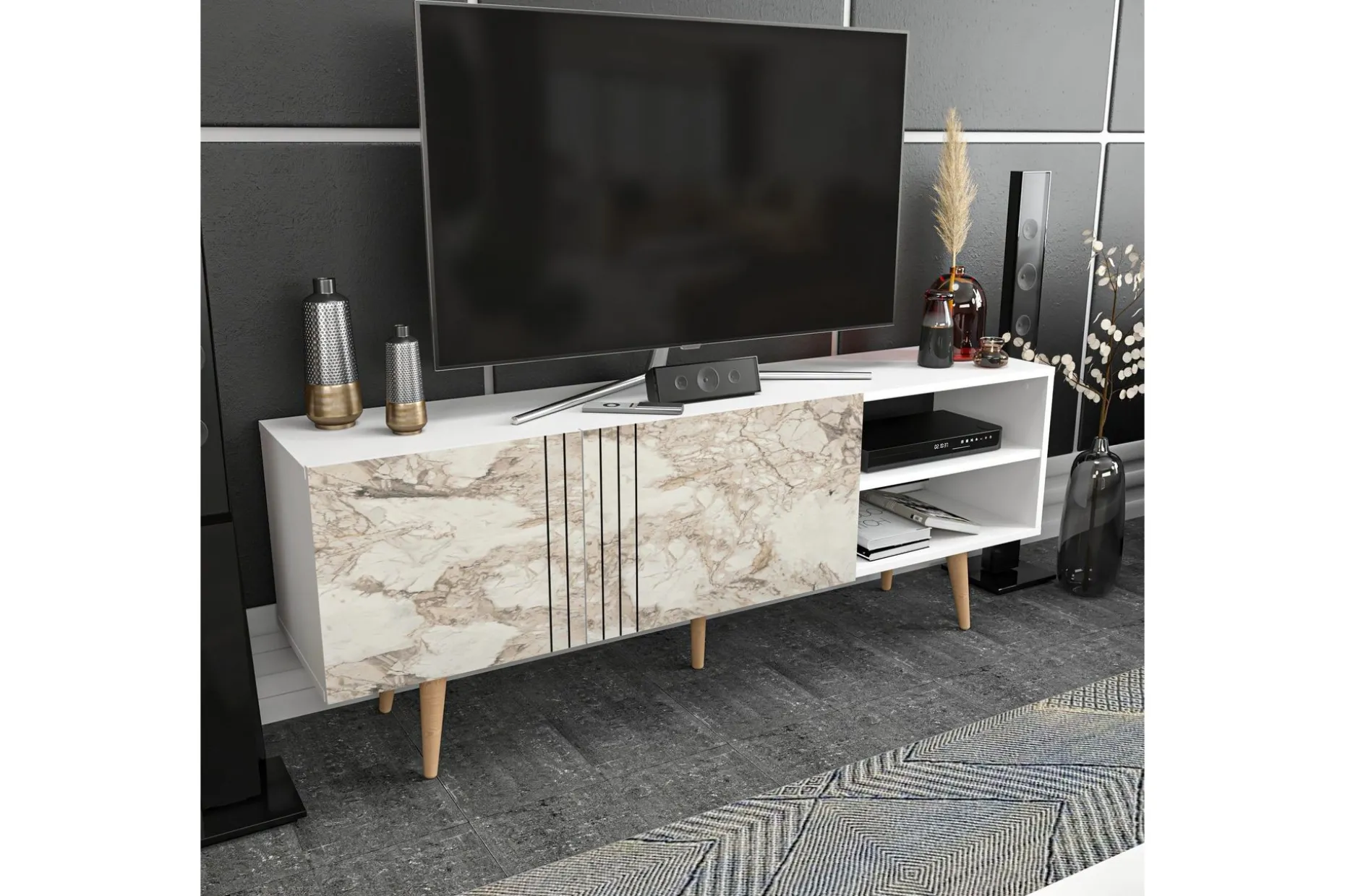 Andifli Tv-bänk 160x38,6 cm