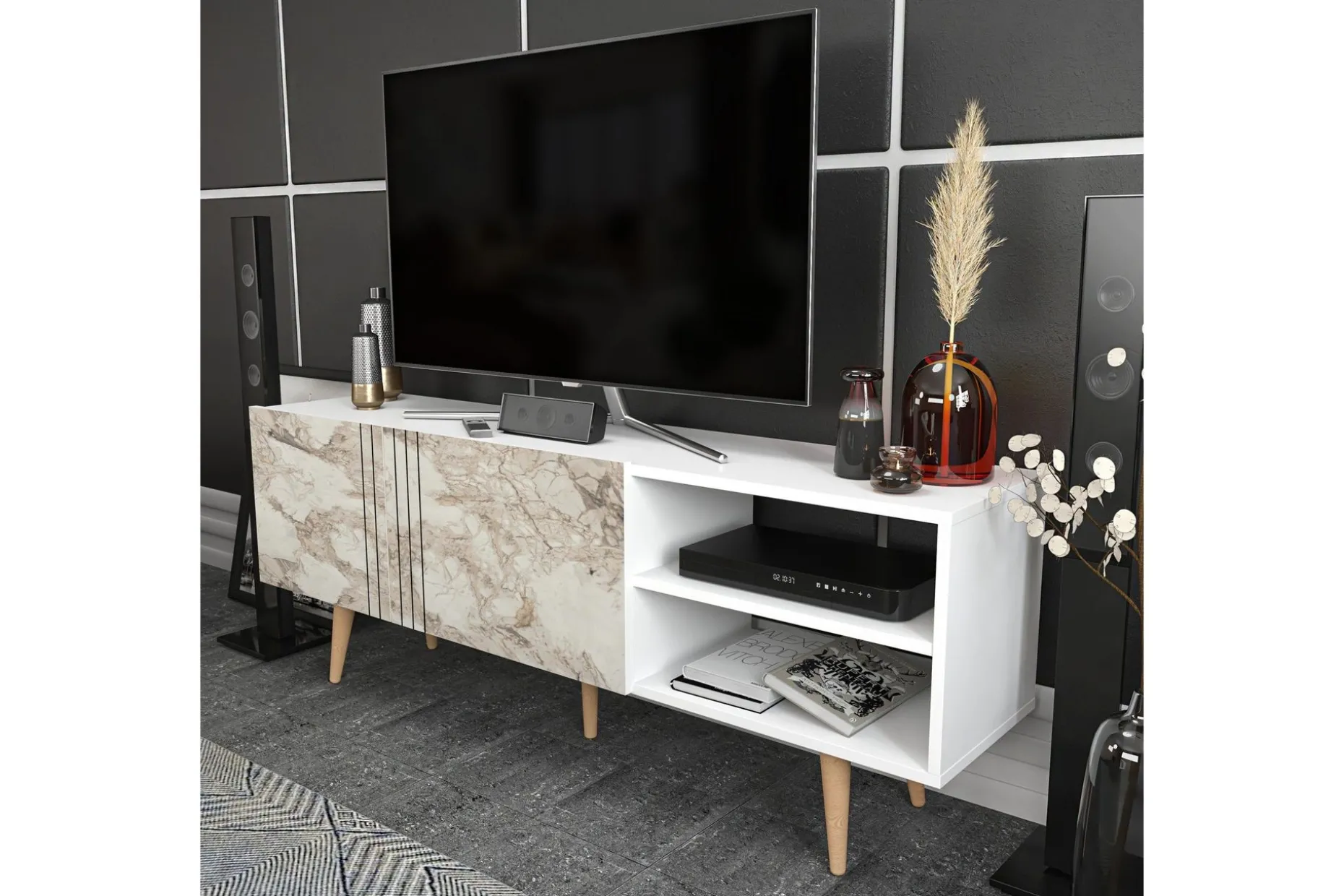 Andifli Tv-bänk 160x38,6 cm