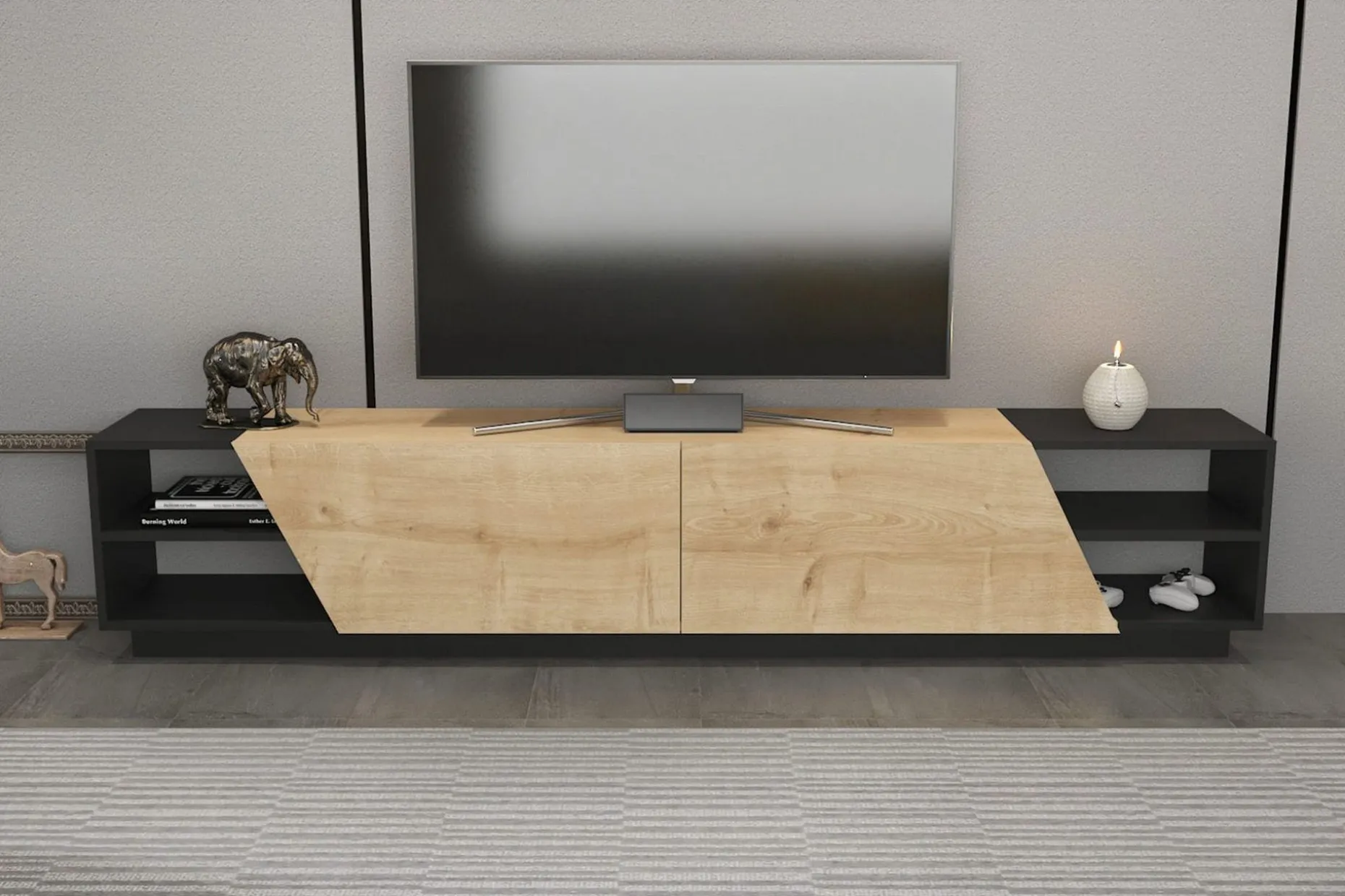 Andifli Tv-bänk 240x47,4 cm