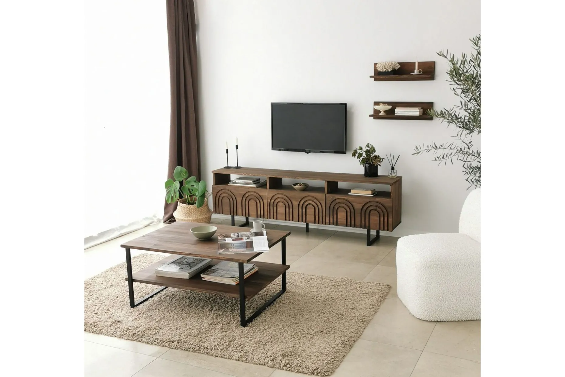 Andifli Tv-möbelset 50x15 cm