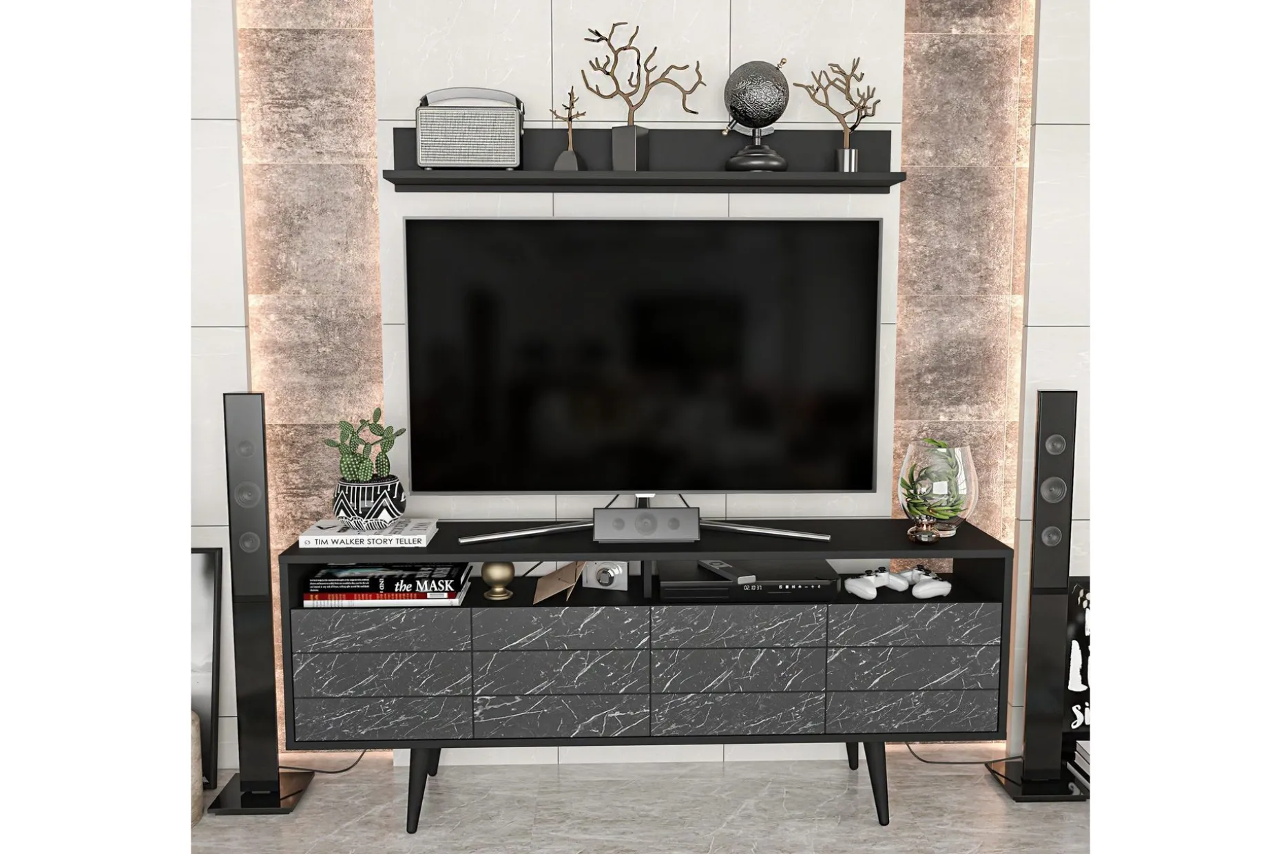 Andifli Tv-möbelset 160x64,5 cm