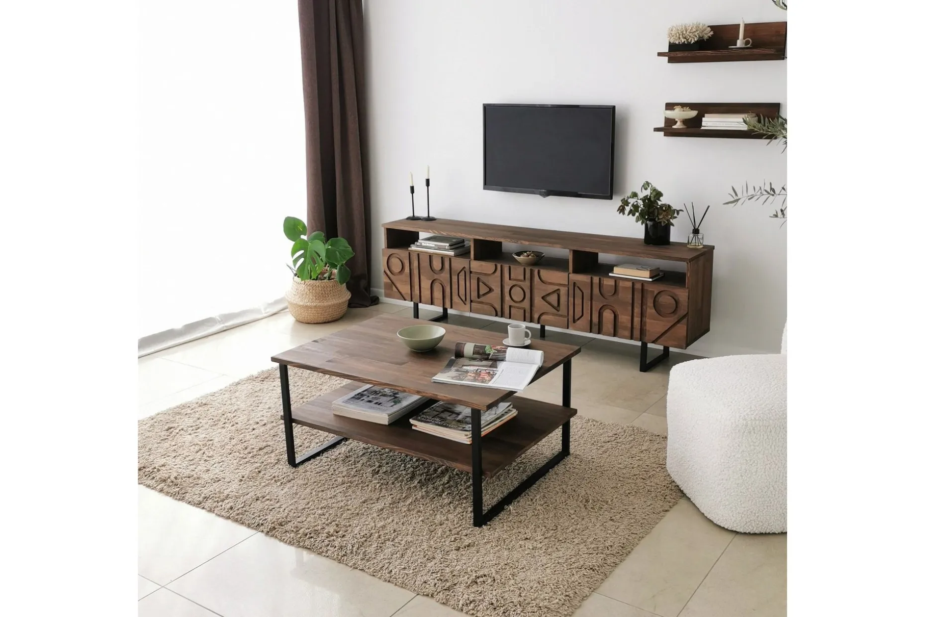 Andifli Tv-möbelset 50x15 cm