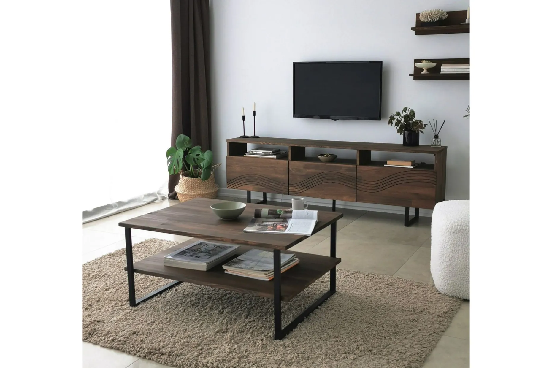 Andifli Tv-möbelset 50x15 cm