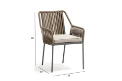 Andros Utestol Grå/Taupe