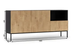Anjal Byrå 180 cm
