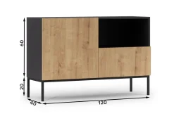 Anjal Byrå 120 cm