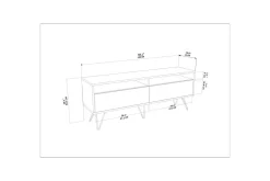 Anvor Tv-bänk 140 cm