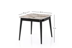 Asillo Matbord 80 cm Kvadratisk